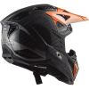 LS2 MX703 X-FORCE-06 CARBON-6K VICTORY off-road helma oranžová